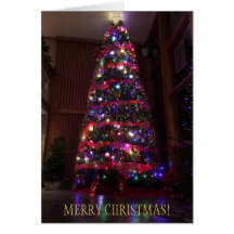 A Beautiful Christmas Tree with Reflektionen