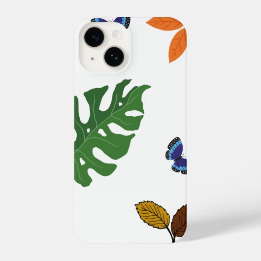 A beautiful flower phone case. Elegant and perfect iPhone Hülle (Rückseite)