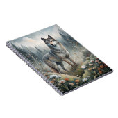 A Beautiful Forest Wolf Notizblock (Rechte Seite)