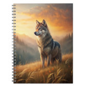 A Beautiful Forest Wolf Notizblock (Vorderseite)