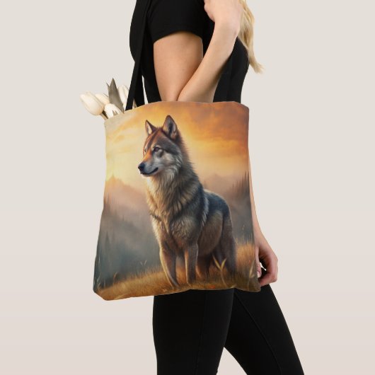 A Beautiful Forest Wolf Tasche (Von Nahem)