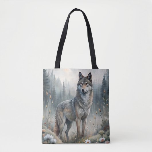 A Beautiful Forest Wolf Tasche (Vorderseite)