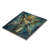 A Beautiful Gold and Turquoise Angel  Fliese (Seite)