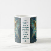 A Beautiful Gold and Turquoise Angel Personalized Kaffeetasse (Mittel)