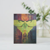 A Beautiful Luna Moth Postkarte (Stehend Vorderseite)