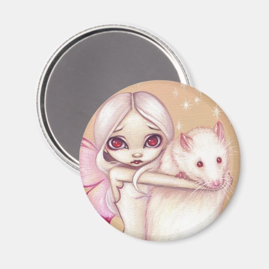 "A Beautiful Rat" Magnet (Vorderseite/Rückseite)