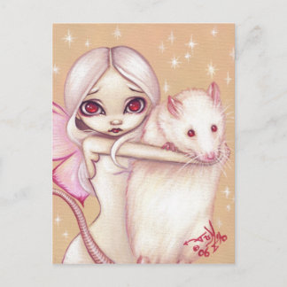 "A Beautiful Rat" Postkarte