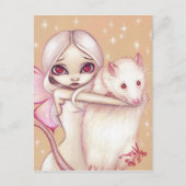 "A Beautiful Rat" Postkarte (Vorderseite)
