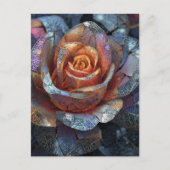 A Beautiful Rose Flower Postkarte (Vorderseite)
