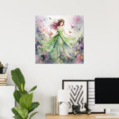 A Beautiful Spring Fairy Poster (Heimbüro)