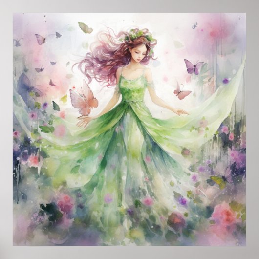 A Beautiful Spring Fairy Poster (Vorne)