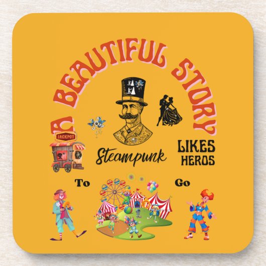 A BEAUTIFUL STORY  GETRÄNKEUNTERSETZER (Vorderseite)