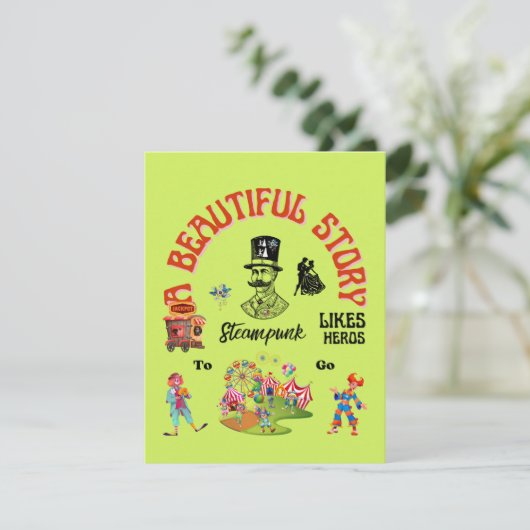 A BEAUTIFUL STORY Grusskarte Karte (Stehend Vorderseite)