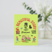A BEAUTIFUL STORY  POSTKARTE (Stehend Vorderseite)