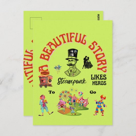 A BEAUTIFUL STORY POSTKARTE (Vorne/Hinten)