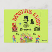 A BEAUTIFUL STORY  POSTKARTE (Rückseite)