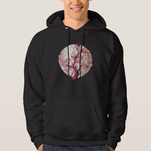 A Beautiful Symbol of Renewal Cherry Blossom Spher Hoodie (Vorderseite)