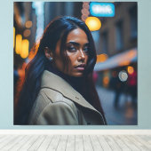 A BEAUTIFUL WOMAN #1 LEINWANDDRUCK (Insitu (Holzboden))