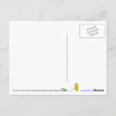 A* Bee and LadyBug Toons Visitenkarte Postkarte (Rückseite)