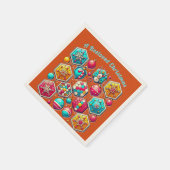 A Beeloved Christmas Retro Napkins Serviette (Ecke)