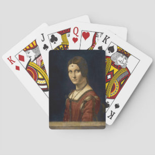 A Belle Ferronniè re by Leonardo da Vinci - Vinta Spielkarten