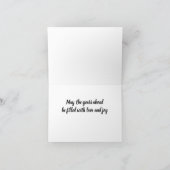 A **BESONDERES PAAR** AUF IHREM "WEDDING DAY" KARTE (Innenseite)