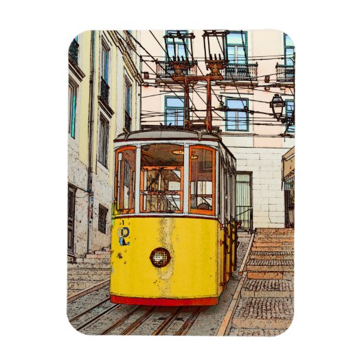 A Bica de Duarte Belo - Lisboa Magnet (Vertikal)