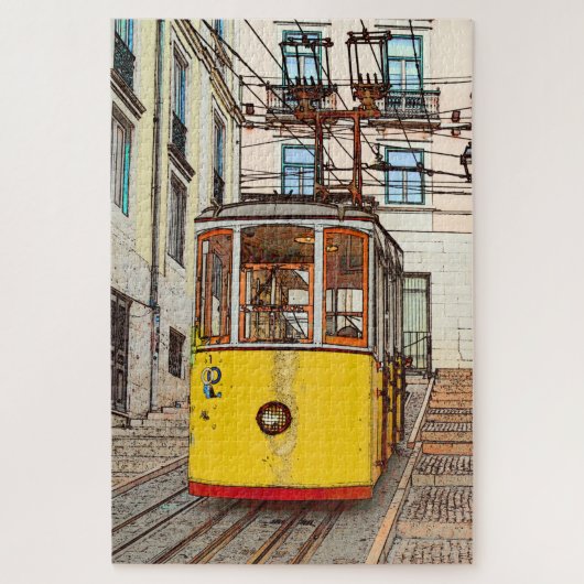 A Bica de Duarte Belo - Lisboa Puzzle (Vertikal)