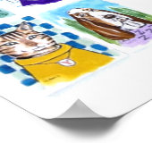 A bis Z Alphapets von Clancy Poster (Ecke)