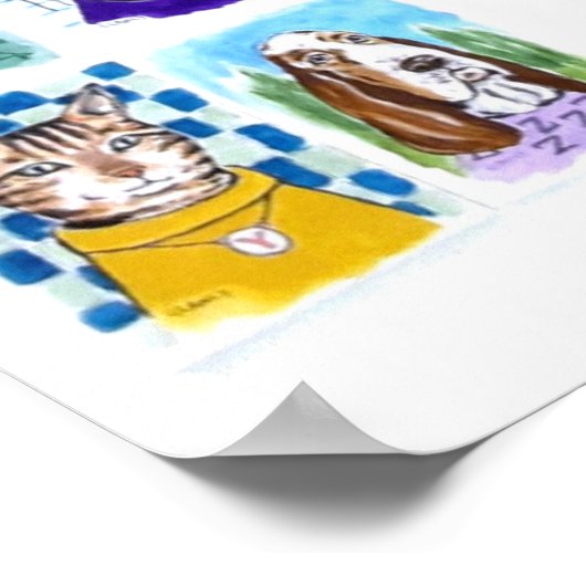 A bis Z Alphapets von Clancy Poster (Ecke)