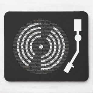 A bis Z Turntable Dark Mousepad