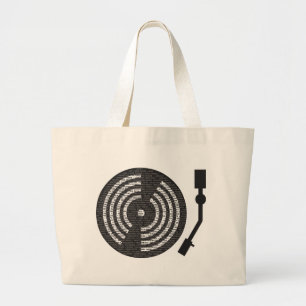 A bis z-Turntable-Taschen-Tasche Jumbo Stoffbeutel