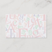 A bis Z Visitenkarte (Rückseite)