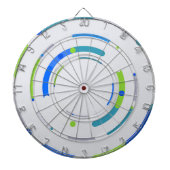 “A Bit of Color” Dart Board Dartscheibe (vorne)