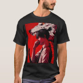 a black and red combination of shirt  (Vorderseite)