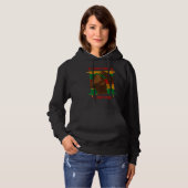 A Black Man Is A Free Man, Black History Month Afr Hoodie (Vorne ganz)