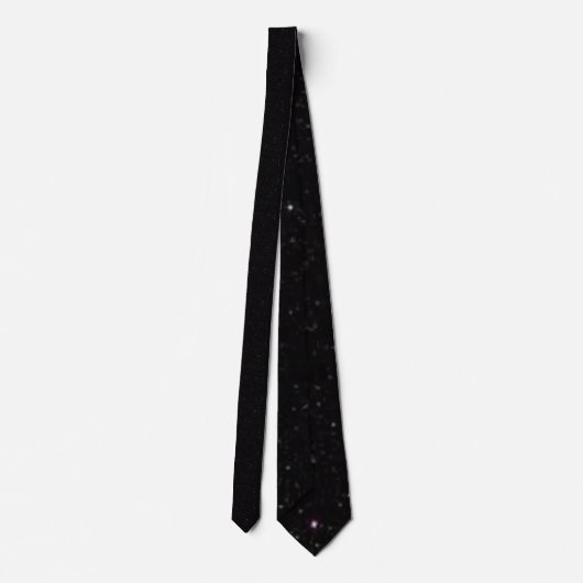 A Black Tie With Stars Krawatte (Rückseite)