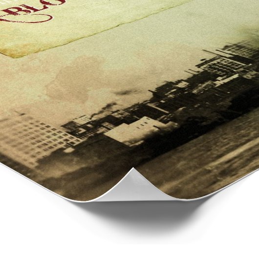 "A Bloodier Rose" - Cover Art Wall Poster (Ecke)