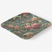 A Blooming Mythos – Mythical Victorian Design Pappteller (Gewinkelt)