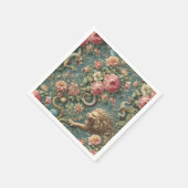 A Blooming Mythos – Mythical Victorian Design Serviette (Ecke)