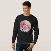 A Blossoming Fashion Statement Cherry Blossom Sphe Sweatshirt (Vorne ganz)
