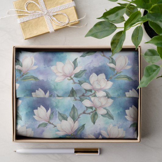 A Blue and Pink Easter Series Design #10 Seidenpapier (Geschenk)