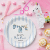 A Blue Jean Baby Dusche Pappteller (Party)