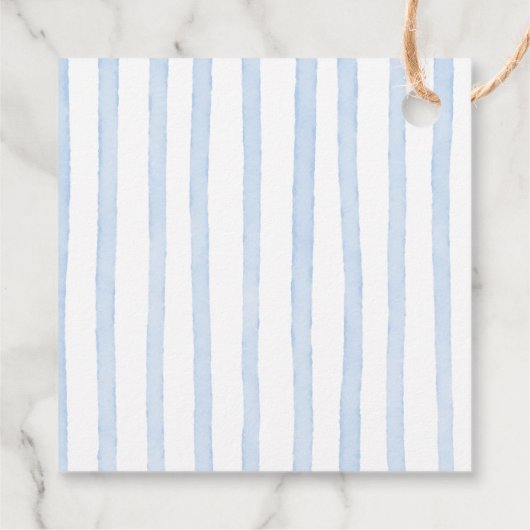 A Blue Jean Boy Baby Dusche Geschenkanhänger (Rückseite)