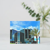 "A Blue Phoenix" Postkarte (Stehend Vorderseite)