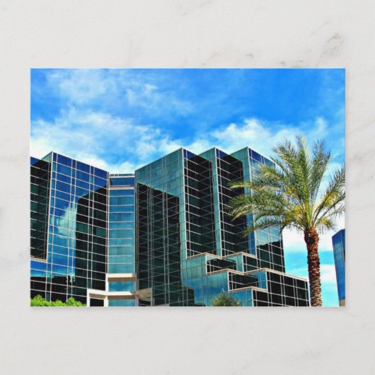 "A Blue Phoenix" Postkarte (Vorderseite)