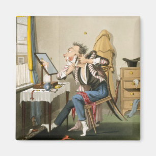 A Blunt Razor, Pub. by Hunt, 1827 (farbige etchin Magnet