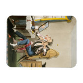 A Blunt Razor, Pub. by Hunt, 1827 (farbige etchin Magnet (Horizontal)