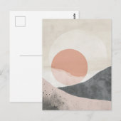 A Boho World Postkarte (Vorne/Hinten)