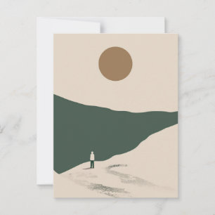 A Boho World Postkarte